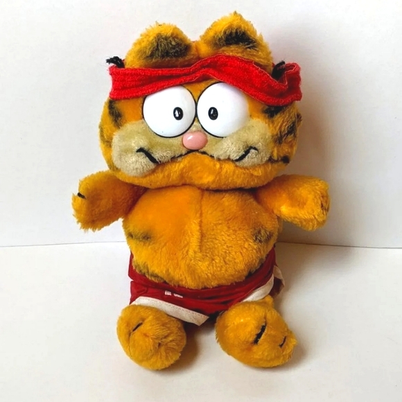 Vintage Garfield Odie Dog Plush 13 Comic Character Cat Pet Toy